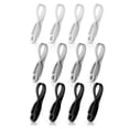 thumbnail image 1 of 12 organizadores de cables (negro, blanco, gris), 1 of 8