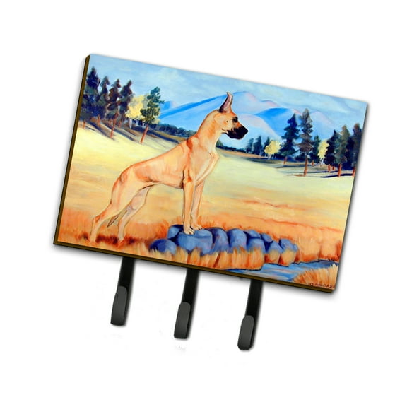 Carolines Treasures 7504TH68 Great Dane Leash or Key Holder Triple multicolor