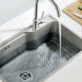 thumbnail image 3 of Cateissary Escurridor de fregadero de cocina con elemento filtrante, instalación fácil de acero inoxidable, residuos eficaces Juegos de accesorios de baño Diseño de anillo de silicona., 3 of 6