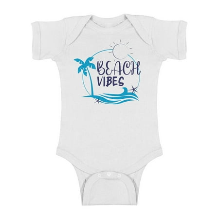 

Awkward Styles Beach Baby Bodysuit Short Sleeve Beach Vibes Romper for Kids Summer Romper for Boys Beach One Piece for Girls Beach Vibes Romper for Children Beach Gifts for Little One Summer Top
