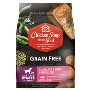 Angle View: Chicken Soup Grain Free - Salmon, Pea & Sweet Potato Recipe - Dog 4lb