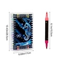 thumbnail image 3 of HCBY Two-Tone Glitter Marker, Plastic yet Smooth Writing Pen, High-concentration Glitter Ink, Pearlescent Metallic Stroke, Consistent Ink Output for Student Daily Note Taking, 3 of 6