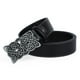 thumbnail image 3 of 1 Stuk Vintage Geweven Western Cowboy Leren Riem Met Rechthoekige Keltische Rectángulo Yuyangstore Western Cowboy Belt, 3 of 8