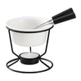 thumbnail image 1 of Olla para fondue de queso con tenedores, taza para derretir , vela de té, olla para derretir chocolate, para dulces, tapas y, 1 of 9
