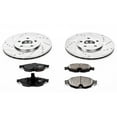 thumbnail image 3 of PowerStop Front Z23 Evolution Sport Carbon-Fiber Ceramic Brake Pad and Drilled & Slotted Rotor Kit Fits: CHRYSLER DODGE Select Models K1684, 3 of 10