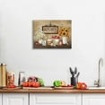 thumbnail image 5 of Kitchen Wall Decor Rustic Farmhouse Kitchen Wall Art Country Daisy Sunflower Food Pictures For Wall Canvas Print Artwork For Kitchen Dining Room Framed 16"x12", 5 of 6