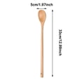 thumbnail image 3 of Ongmies Tableware Clearance Wooden Spoon Fork Kitchen Cooking Utensil Tools Soup Teaspoon Tableware Kitchen Clearance Khaki, 3 of 6