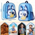 thumbnail image 4 of Mochila Bluey Kids con interior espacioso y bolsillos laterales de malla, 4 of 6