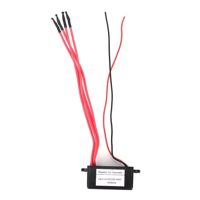 Generador de iones negativos Bling Bling Módulo ionizador Mini purificador de aire 4 líneas negativas AC200-240V