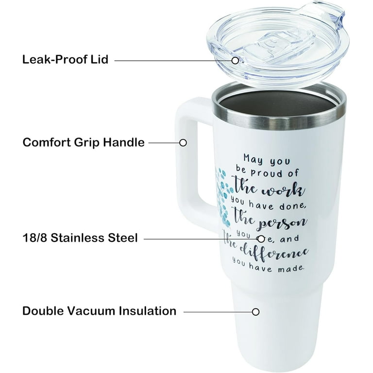  Work From Home Gifts For Women/Men, Vacuum Insulated Tumbler  20oz With Lid and Straw, Unique Gifts For Remote Workers - Work From Home  Employee Of The Month: Home & Kitchen