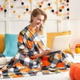 Big Sale! Xulianz Fall Pumpkin Blanket Halloween Pumpkin Autumn Plush Fall Decor Fleece Fuzzy