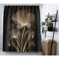 thumbnail image 3 of Abstract Shower Curtain 72 X 72 Inches With 12 Hooks Modern Aesthetic Abstract Stripe Shower Curtain Set For Bathtub Bathroom Gray Blue Brown Contemporary Abstract Painting Fabric Shower Curtains, 3 of 6