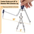 thumbnail image 3 of Set Geometry Mr. Pen Professional Metal Compass 7 piezas, 3 of 9