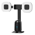 thumbnail image 1 of Auto Face Tracking Desktop AI Gimbal for Smartphone & Action Camera 360 Rotation Follow Focus Vlog with Light, 1 of 5