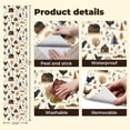 thumbnail image 5 of Peel and Stick Wallpaper Chickens Rustic Cabins Farm Autumn Trees Woodland Wall Mural 23.6in x 9.8ft Self Adhesive Removable Wall Paper Renter Friendly Wallpaper for Nursery Bedroom Cabinets, 5 of 8
