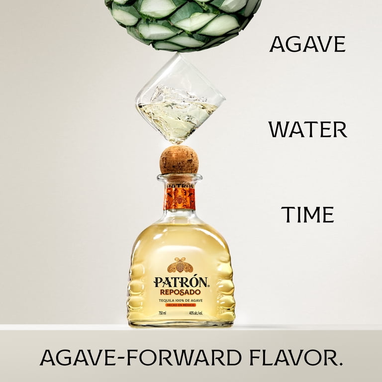 Patron Reposado Tequila, 40% ABV - 750 mL Bottle - Walmart.com