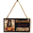 thumbnail image 1 of Colgante de puerta con cara de fantasma de Halloween, cartel de puerta de calabaza, sombrero de bruja, truco o trato, feliz día de Halloween, decoración para el hogar, 2023, 1 of 4