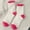 K, variant on Willtoo Ladies' Coral Velvet Socks Valentine's Day Socks Velvet Socks Pink Heart Fuzzy Socks, Valentine's Day Theme, One Size, 12.99 Inches