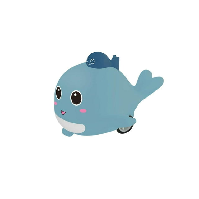 Juguete de coche con forma de animal HUOGUO Little Dolphin Push & Slide para niños