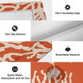 thumbnail image 5 of Coral Orange Outdoor Rug 6x9 Ft, Non Slip Washable Area Rug, Coastal White Ocean Marine Nautical Beach Patio Rugs Carpet Runner, Large Floor Mat for Indoor/Outdoor Deck Porch Camping, 5 of 8