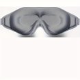 thumbnail image 1 of 3D Contoured Sleep Mask - Soft Light Blocking Eye Cover with Adjustable Strap for Napping  Travel  Night Shift  Yoga Meditation - Solid Color Sponge Eye Mask  Single Pack (Black/Gr,Grey,1pc, 1 of 7