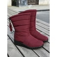thumbnail image 5 of Gomelly Women's Waterproof Winter Snow Boots Ladies Warm Slip On Ankle Booties Size 4.5-11, 5 of 7