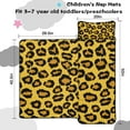 thumbnail image 5 of Yellow and Black Of Leopard Print Toddler Nap Mats for Kids Preschool,Sleeping Mat Bag or Kids,Toddler Sleeping Bag,Toddler Nap Mat or Daycare, 5 of 6