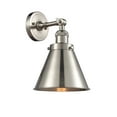 thumbnail image 6 of 201F-SN-M13-SN-Innovations Lighting-Appalachian - 1 Light Semi-Flush Mount In Traditional Style-16 Inches Tall and 8 Inches Wide-Brushed Satin Nickel, 6 of 7