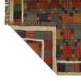 thumbnail image 5 of Kilim Wool Jute Rug – Handwoven Southwestern Area Rug with Tribal Geometric Pattern & Fringe 5 X 8   FEET, 5 of 7