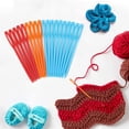 thumbnail image 4 of 50 agujas de plástico de ojo grande, agujas de aprendizaje de 7 cm, agujas de encaje de seguridad para niños y manualidades de costura (color aleatorio)., 4 of 7