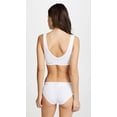 thumbnail image 2 of Calvin Klein Women's Unlined Keyhole Cotton Bralette M/White, 2 of 2