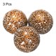 thumbnail image 3 of Uxcell 3Pcs Bolas de Vidrio Decorativas de 3.15 pulgadas, Bolas de Centro de Mesa, Bolas de Vidrio Mosaico para Decorar Cuencos, Marrón Oscuro, 3 of 5