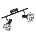 thumbnail image 1 of Ceiling Spot Lamp Holder, 2 Head Vintage Tracking Light Kit Hardwired Installation Adjustable E14  for Kitchen, 1 of 7