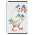 thumbnail image 2 of Patriotic Goose Carries Tiny Flag Waterproof Picnic Blanket with Foldable Zipper, Suitable for Outdoor Use, Suitable for Travel, Camping, Beaches, Parks, Grasslands, Picnic Blanket Accessories, 2 of 8