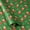 Green Santa, variant on Christmas Floral Gift Wrap Roll, 17.4" x 11' Poinsettia & Pine Kraft Paper, Holiday Wrapping for Women Girls Birthday Wedding Bridal Shower