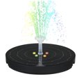 thumbnail image 1 of 3.8W Large Diameter 190MM Water Pump Solar Fountain with Night Colorful Breathing Light 2200mAh Battery, 1 of 8