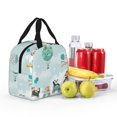 thumbnail image 5 of Bingfone Animals Riding Across The Sky Print Lunch Bag Insulated Lunch Box, Small Leakproof Cooler Food Lunch Containers Reusable High Capacity Lunch Tote Bags for Work, Travel, Outdoor, 5 of 6