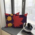 thumbnail image 6 of Maple Autumn Leaves Throw Pillow Covers 18x18 Set of 4,Fall Pillow Cases for Bed Couch Home Decor, 6 of 6