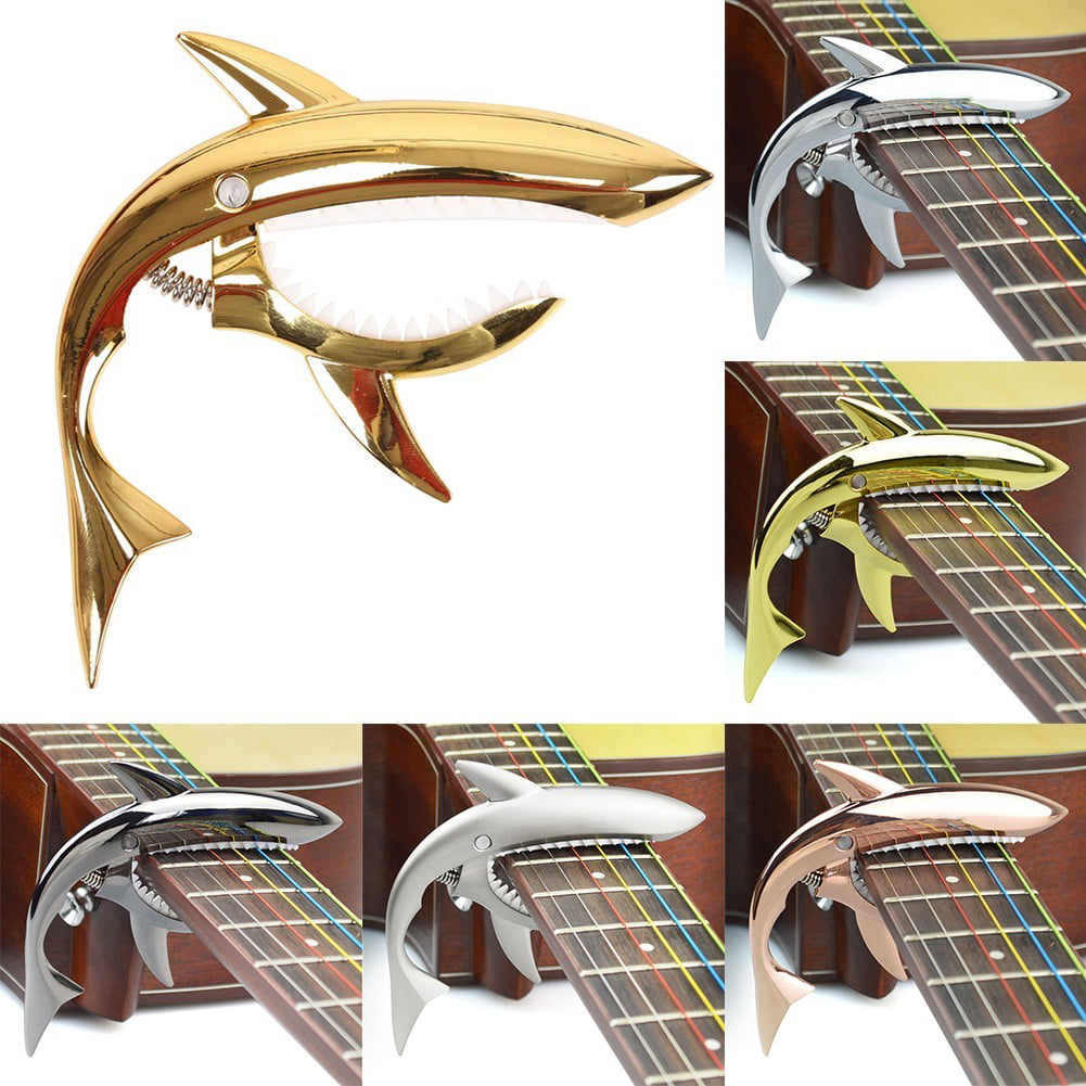 Guitar Capo Shark Guitar Capo Zinc Alloy For Acoustic Electric 