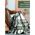 thumbnail image 2 of LHSHID Bigfoot Gifts for Men Women Sasquatch Gifts Flannel Blanket for Sasquatch Lovers Funny Idea for Bigfoot Lover Green Forest 40x50in, 2 of 4
