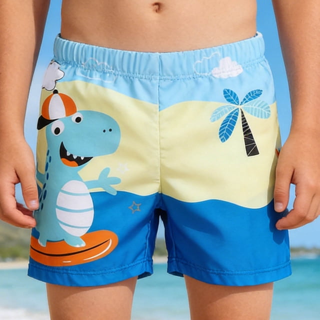 Boys' Swim Trunks Quick Dry Stretch Swim Shorts Boys Bathing Suits 3-4 Years
