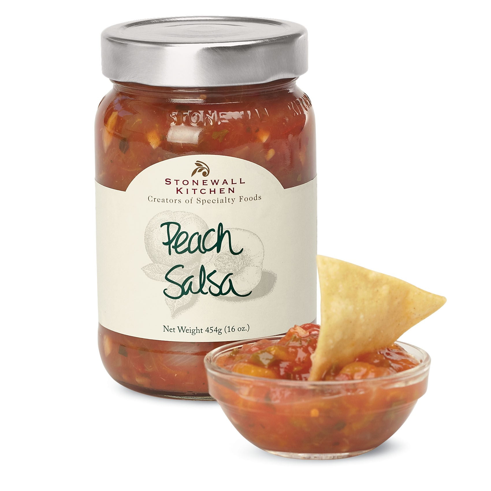 Stonewall Kitchen Peach Salsa, 16 Ounce Jar - Walmart.com