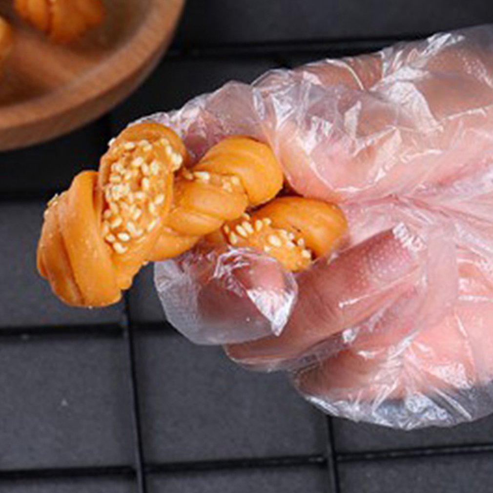 Disposable Plastic Gloves Kitchen Cooking Gloves Cleaning Gloves Safety