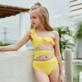 thumbnail image 3 of Girls Bathing Suit 1 PC Swimsuit Teens Teen Bikini for Girls 130, 3 of 7