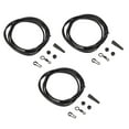 thumbnail image 1 of S SERENABLE 3 Sets Silicone 1m Fishing Rig Tubing Carp Fishing Pre Rigged Helicopter Chod Black, 1 of 7