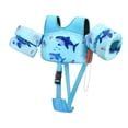 thumbnail image 3 of koolsoo Baby Swim Flotation Vest Toddlers Swim Float Vest Light Blue L Shark, 3 of 9