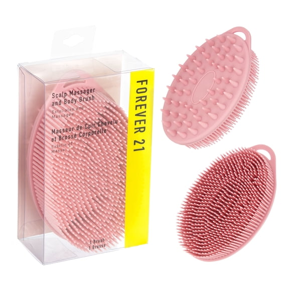 Silicone Scalp Massager & Body Scrubber Brush, Exfoliating for Hair Growth, Dandruff Control & Relaxing Massage