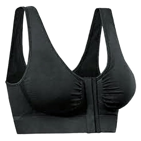 Miracle Bamboo Comfort Bra All Day Best Lift Comfort And Support- Black-  Large (Bust 37-40) 