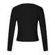 thumbnail image 5 of Moda mujer Otoño e Invierno Casual manga larga Color sólido suéter Tops blusa cárdigan Pompotops  qwe21462, 5 of 8
