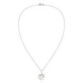 thumbnail image 4 of Traveler World Map Mother Earth White Pearl Sterling Silver Necklace, 4 of 6